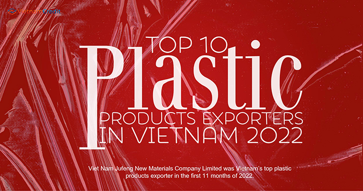 Top 10 plastic products exporters in Vietnam 2022